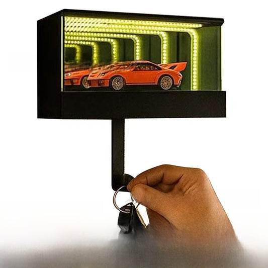 Light-sensing key hook for Car Enthusiasts