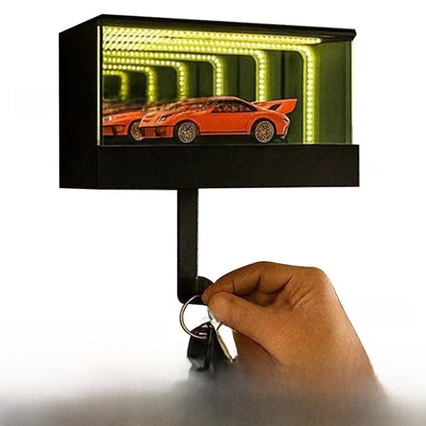 Light-sensing key hook for Car Enthusiasts